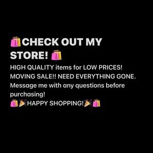 💜🎉🛍MOVING SALE!🛍🎉💜